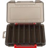 Fishing Lure Box,Plastic Fishing Box OrganizerDouble Sided Fishing Bait Storage