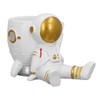 Astronaut Pencil Pen Cup Synthetic Resin Spaceman Figurine Desk Pen