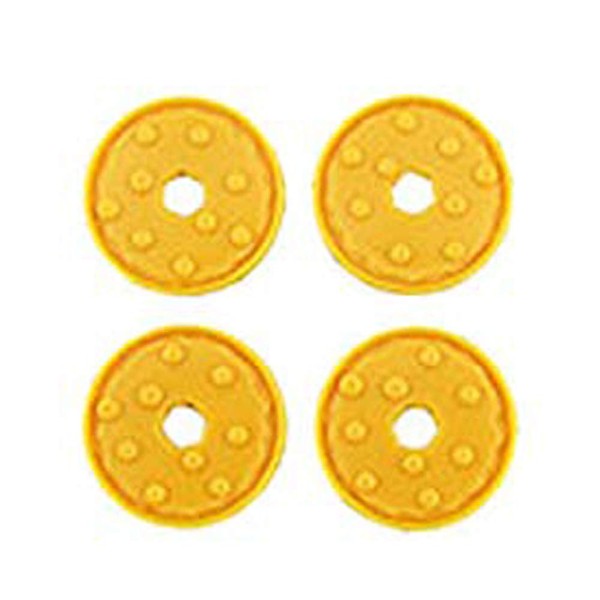 Replacement Parts for Imaginext Pizza Planet - Toy Story Buzz Lightyear and Pizza Planet Truck Playset GFR98 ~ Replacement Projectile Discs ~ Includes 4 Yellow Discs