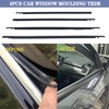 YzusGomumu 4Pcs Window Moulding Trim Weatherstrip Window Seal Compatible with