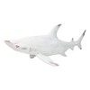 Nautical Ocean Marine Great White Shark Swimming Antiqued White Figurine