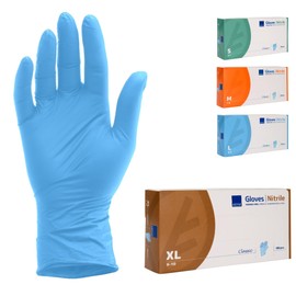 Abena B. Nitrile Gloves Classic Sensitive Blue XL Pack of 100