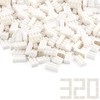 Feleph 320 Pieces 2x4 White Bricks Parts Classic Building Blocks