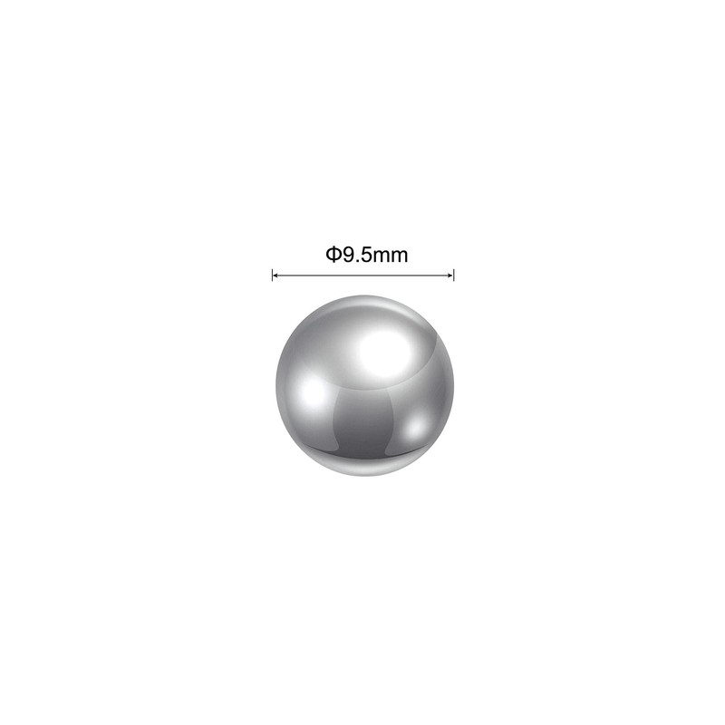 sourcing map Pack of 50 9.5 mm 201 Stainless Steel