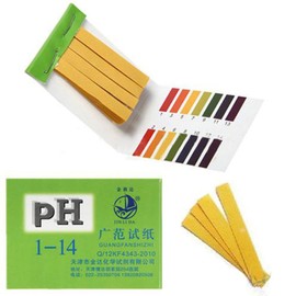1Set 80 Full Range 1-14 pH Test Paper Strips Water Litmus Testing Kits,Lab Consumables，PH Test Strips