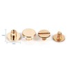 01 Wholesale Solid Brass Button Stud Screw Nail Screwback Leather