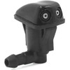 MACHSWON Dual Hole Windshield Window Washer Nozzle 2 Pcs Black