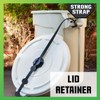 Blazer Brand Strong Strap Lid Locks for 32–96 Gallon Garbage