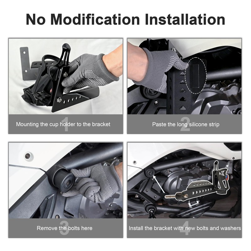 Adjustable Drink Cup Holder Bracket for Can-Am Spyder F3/F3-S/F3-L/F3-T 2015-2025