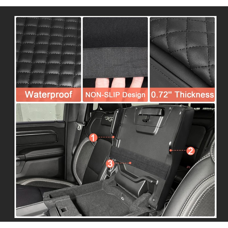 LINOAH Center Console Cover for 2019-2026 Ram 1500 Center Console