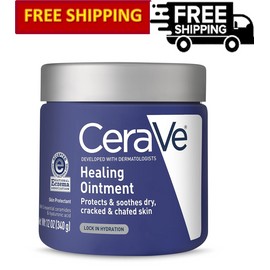 CeraVe Healing Ointment Protectant for Dry Skin with Hyaluronic Acid - 12 Oz