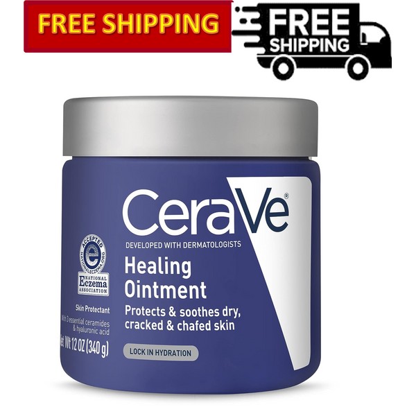 CeraVe Healing Ointment Protectant for Dry Skin with Hyaluronic Acid