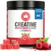 Creatine Gummies (160 Count) NSF Certified Monohydrate with Taurine & B12 5g Raspberry Flavor for Men & Women, 160 gummies, Raspberry / 크레아틴 구미 (160 카운트) NSF 인증 타우린 & B12와 함께 제공되는 모노하이드레이트 5g 라즈베리 맛 남성 및 여성용, 160 gummies, Raspberry