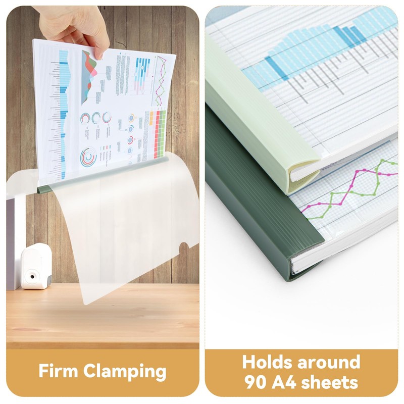 CC ODDHOME Pack of 20 Thermal Binding Covers A4, Spine