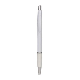 PM "Cross" Retractable Ballpoint Pen, 0.7 mm, White