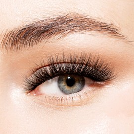 KISS Lash Couture Triple Push Up Collection 4 Pairs Fake Eyelashes Bombshell Fake Lashes with 3D Volume, Cruelty Free, Reusable, Includes Black Eyelash Glue