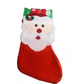 Christmas House Red Felt Winter Holiday Santa Christmas Stocking:16.75