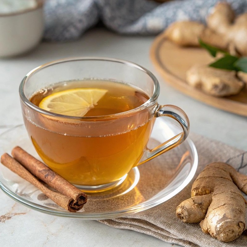 50 Premium Turmeric, Ginger, Cinnamon Blend Tea Bags, 100% Natural