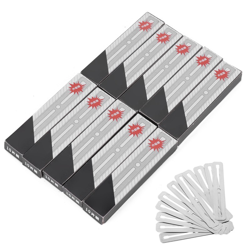 100pcs Double Edge Razor Blades Stainless Steel Shaving Blades for
