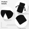 Geieold 100 Pcs Velvet Pen Pouch Bags Drawstring Pen Sleeve