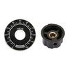 5pcs 6mm Potentiometer Knobs Potentiometer Knob with Digital Dial Scale
