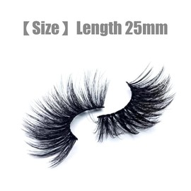 8 Pairs False Eyelashes 25mm Waterproof Lashes Extension False Eyelashes for Makeup, Eye Makeup