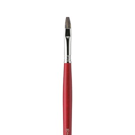 Escoda Saturno Series 3622 Artist Oil and Acrylic Paint Brush, Black Sable, Bright, Size 22