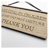 Meeting In Progress - Please Do Not Disturb Door Sign,