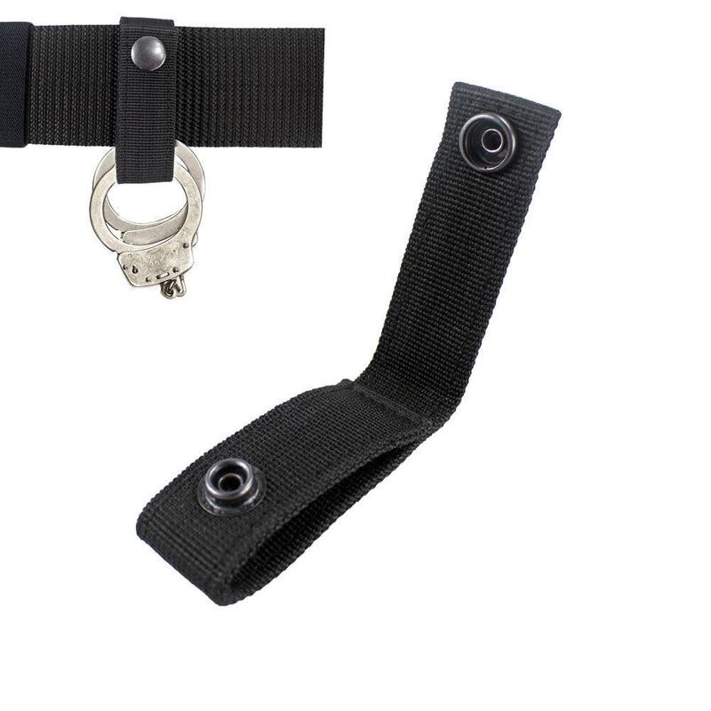2Pcs Handcuff Strap Holder Holster Dual Safety Snap Closure Fit