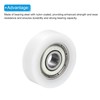 PATIKIL Nylon Pulley Wheels 5x21x7mm Set of 6 608zz Bearing