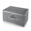 Lockable Storage Box, Organizer Bag Bins Case, Box with Lock,