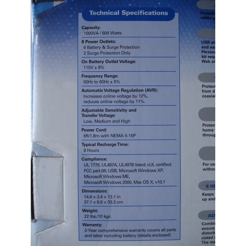 APC New APC BT1000MC Power Conditioning Battery Backup Back-UPS HT