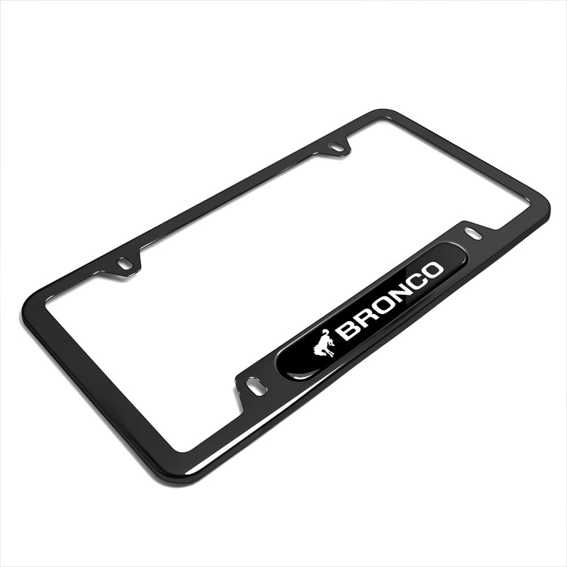 iPick Image Compatible with Ford Bronco Black Nameplate Black 50