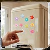 Cosmeria 3D Flower Fridge Magnets Set of 20 Colourful Strong