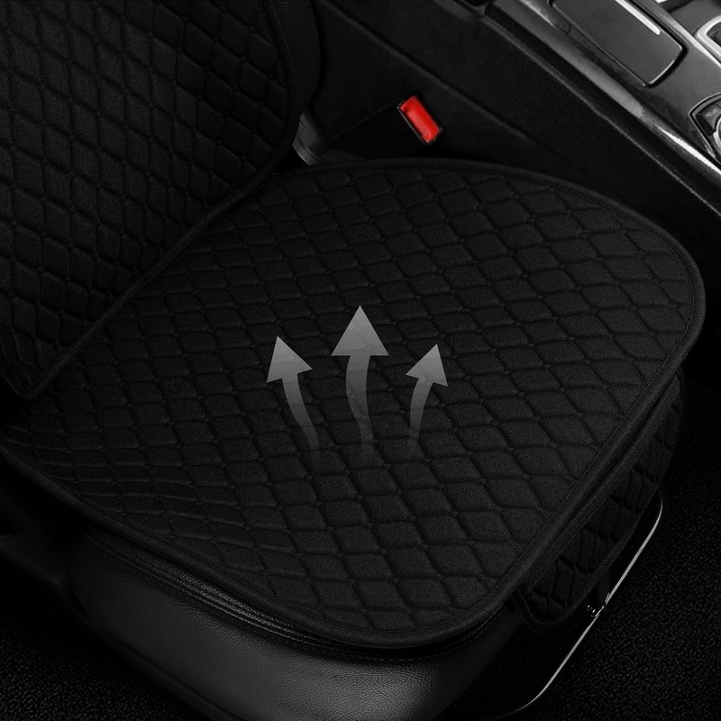 DECKALY 1 Pack Linen Car Seat Cover Front Seat Covers
