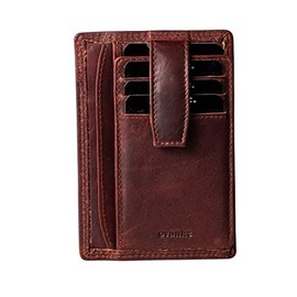 MATADOR Women's Wallet Women's Wallet Men's Card Holder Wallet Men's Wallet Women's Wallet Men's Card Holder Slim Wallet Men's Wallet Small, Vintage Brown, Elegant