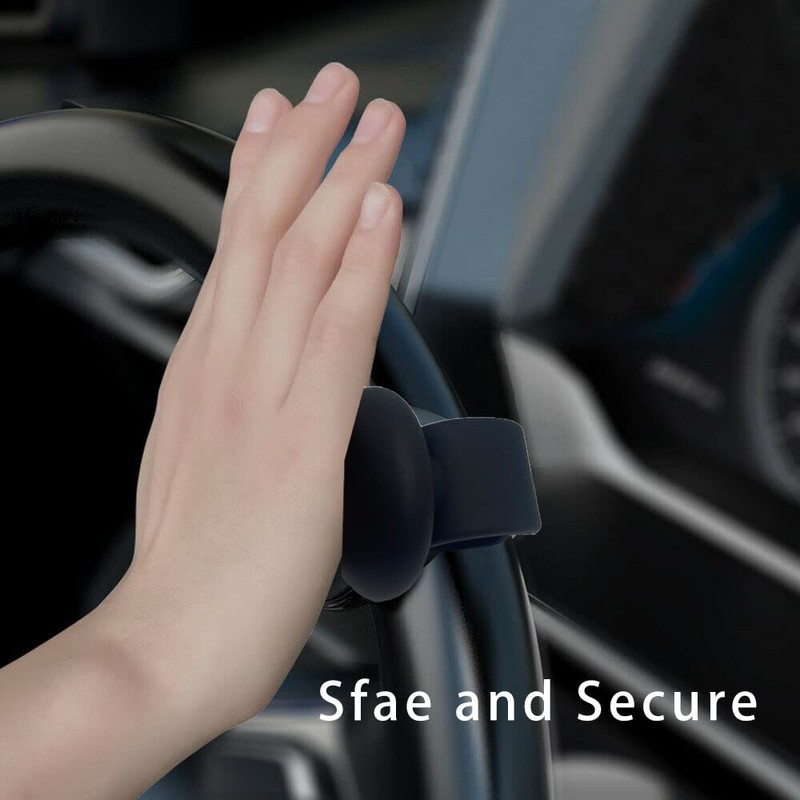 Steering Wheel Power Handle Spinner Knob with Skin-Touch Silicone,No Tools