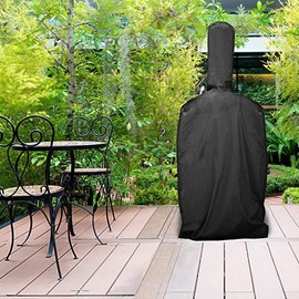 Heavy Duty Waterproof Outdoor Pizza Oven Cover Protective BBQ Oven Cover Rain Cover Wood Fired Pizza Oven Cover for Camping Cooking Protective Cover - 65x54x122cm