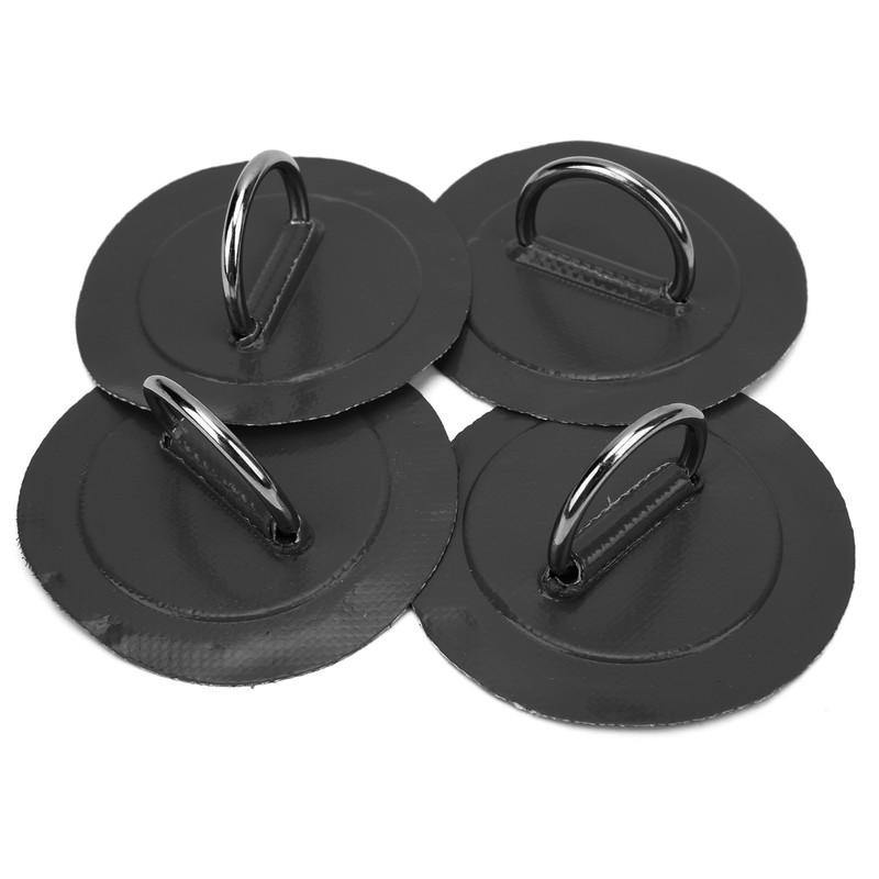 4 Pcs Inflatable Boat DRing Pad Patch PVC Durable Marine