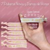 Pulseras Despedida Soltera Bride Damas Honor Rosa Bacheloret Rosa