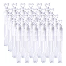 Dokpav 100 Burbujero Para Boda Fiesta Corazón Hueco Burbujero Vacío