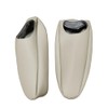 Zieichy 2Pcs Replacement Seat Armrest Cover Shale Light Tan Microfiber