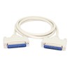 1.5m parallel DB25 male printer cable for connecting a computer