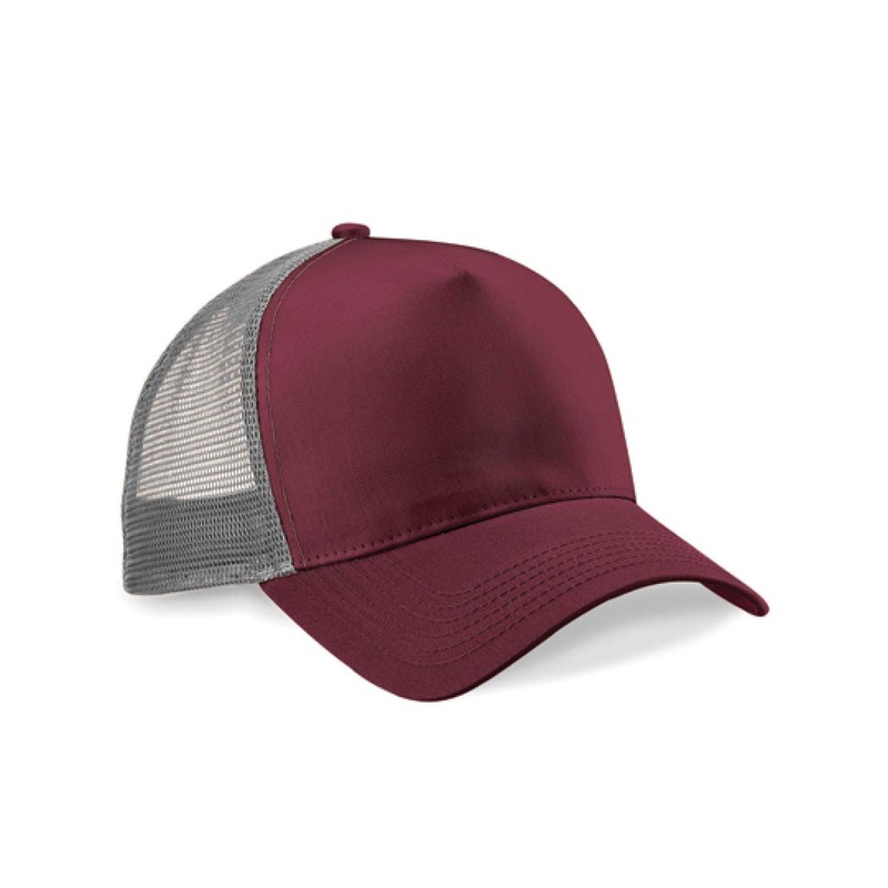 Beechfield B640 Snapback Trucker - Black/White