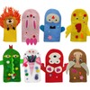 Itopstar 8 Pcs Felt Hand Puppet Making Kit for Kids