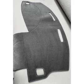 C&R DASH COVERS 2005-2006-2007 DODGE CHARGER DASH COVER CHARCOAL GREY VELOUR
