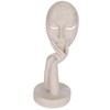 KOYRZAGH Modern Minimalist Woman Face Statues and Statues, Abstract Characters