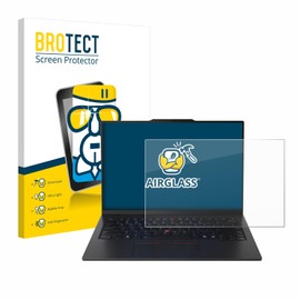 BROTECT Protective Glass for Lenovo ThinkPad X1 Carbon Gen 13 14 Inch Aura Edition Protective Film Tempered Glass [Extremely Scratch-Resistant 9H, Anti-Fingerprint