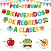 Bienvenidos De Regreso A Clases Banner Bienvenidos Banner en español