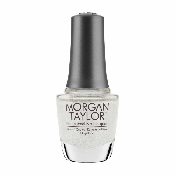 Morgan Taylor Nail Lacquer "Dew Me a Favor", Ivory Pearl,